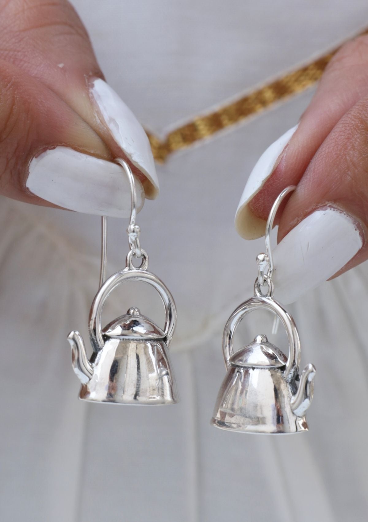 Kalash Sterling Silver Earrings