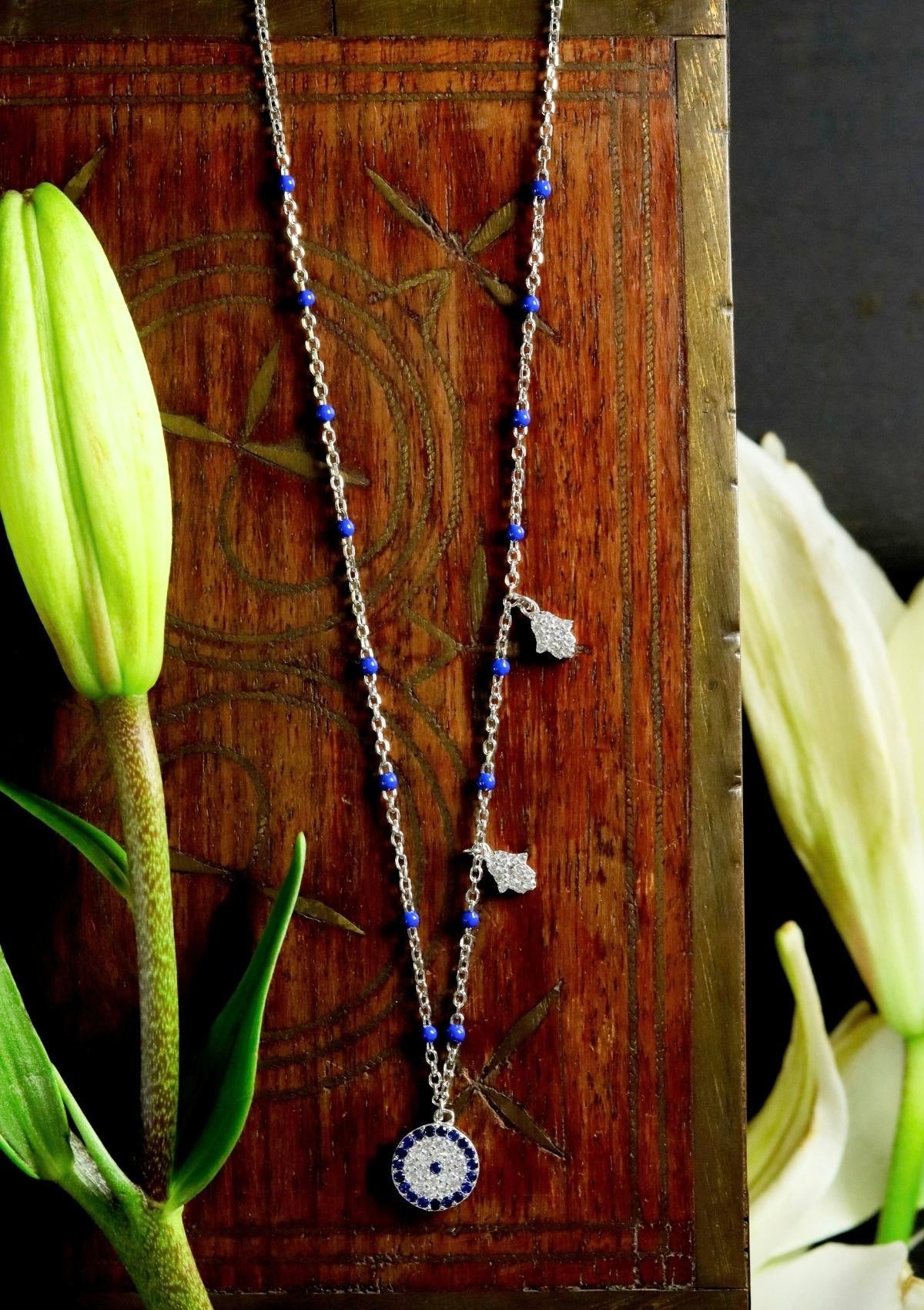 Hamsa Shield Necklace