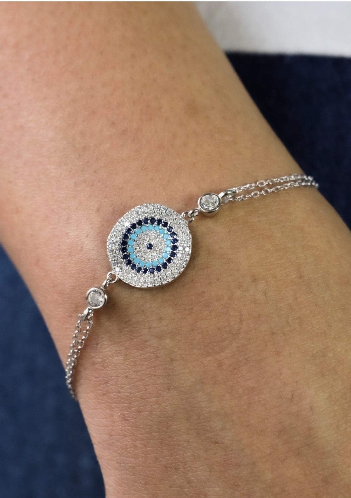 Blue Horizon Evil Eye Bracelet