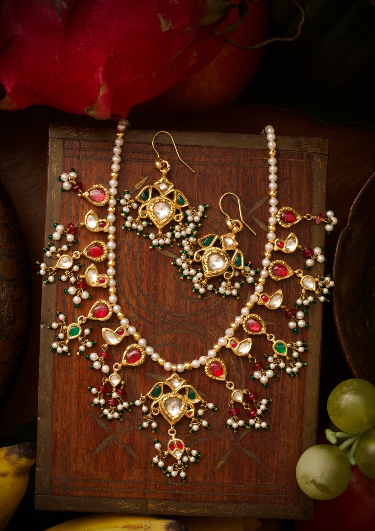 Mayuri Myna Silver Necklace