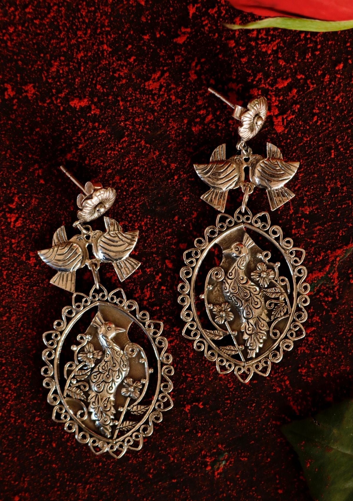 Mayura Silver Earrings