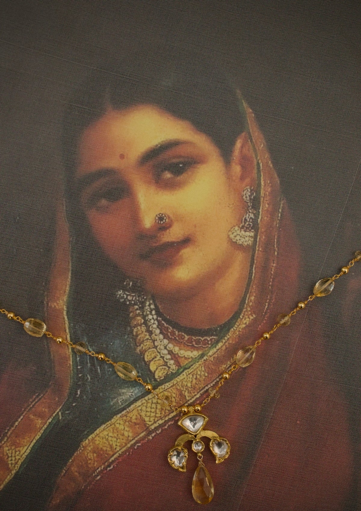 Sagar Silver Pendant Necklace