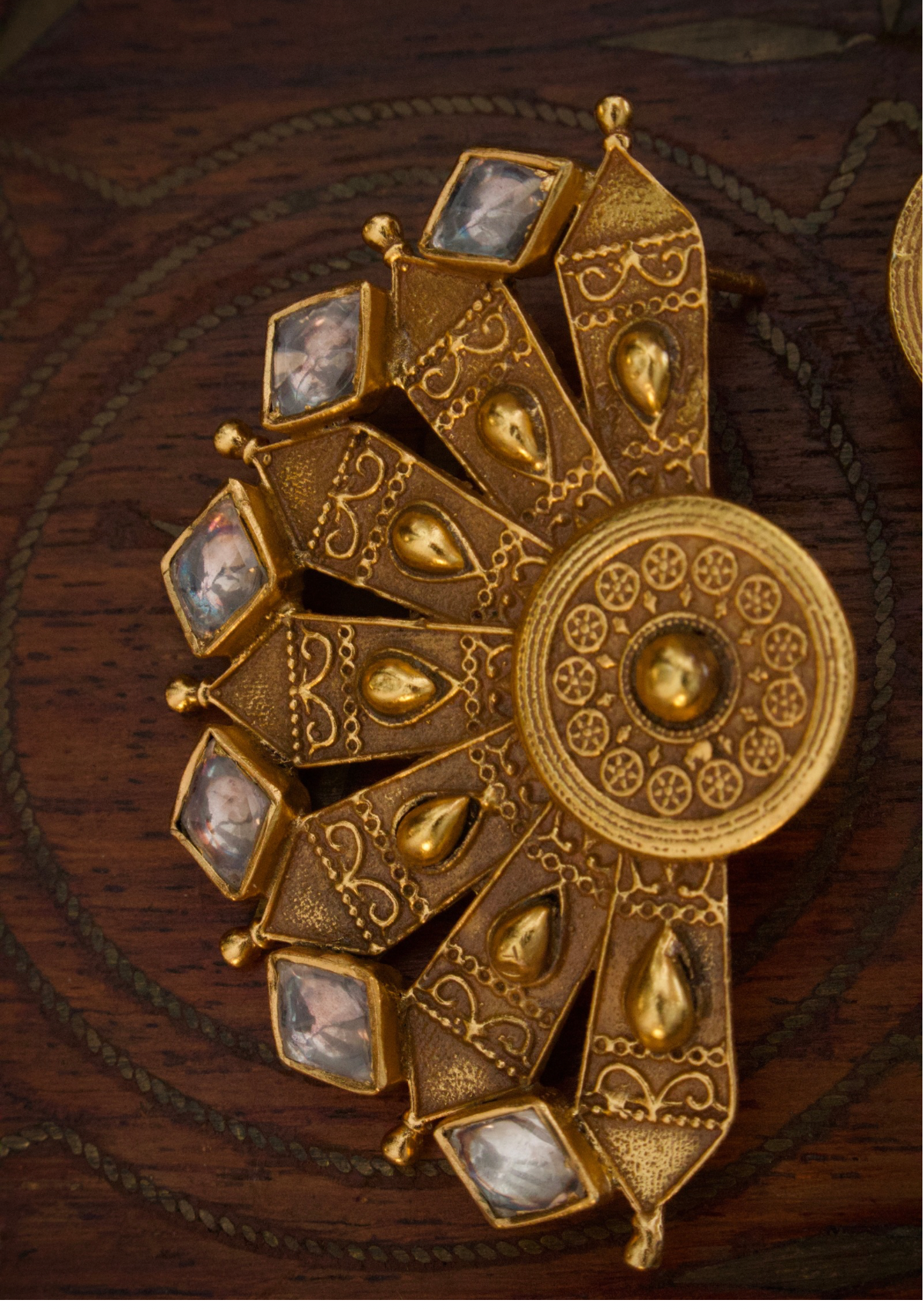 Kesari Gold-Plated Earrings