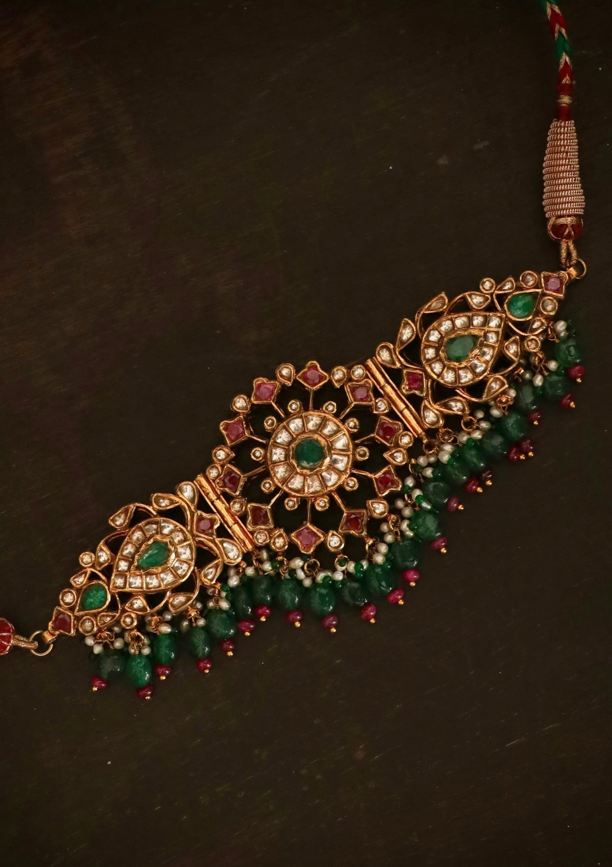 Dilruba Silver Choker Necklace