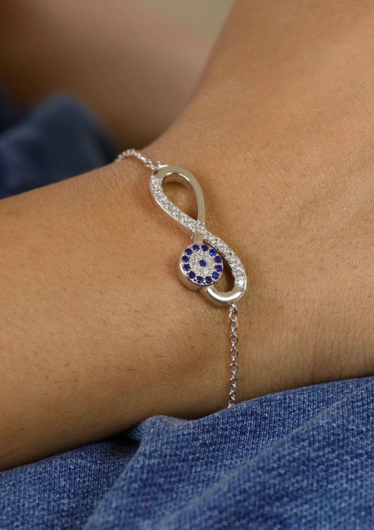 Infinity Evil Eye Bracelet
