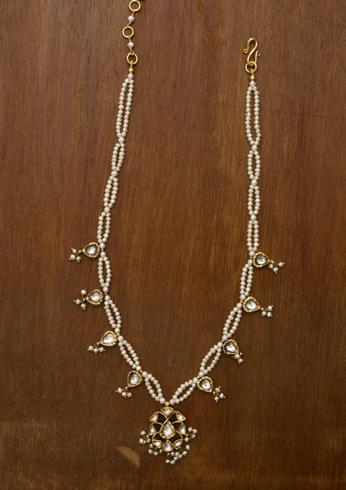 Saanjh-E-Noor Silver Necklace