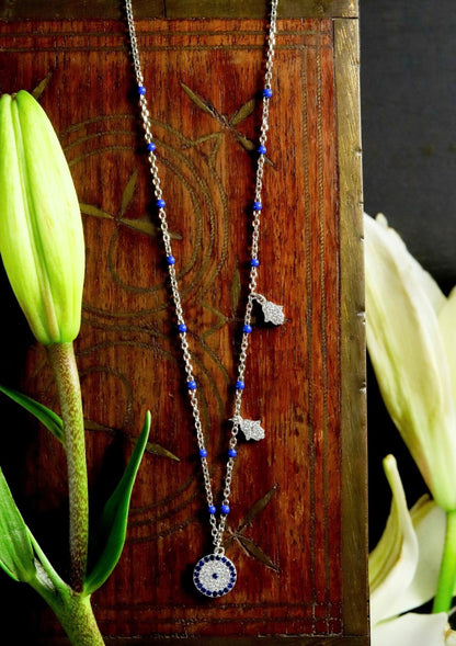 Hamsa Shield Necklace