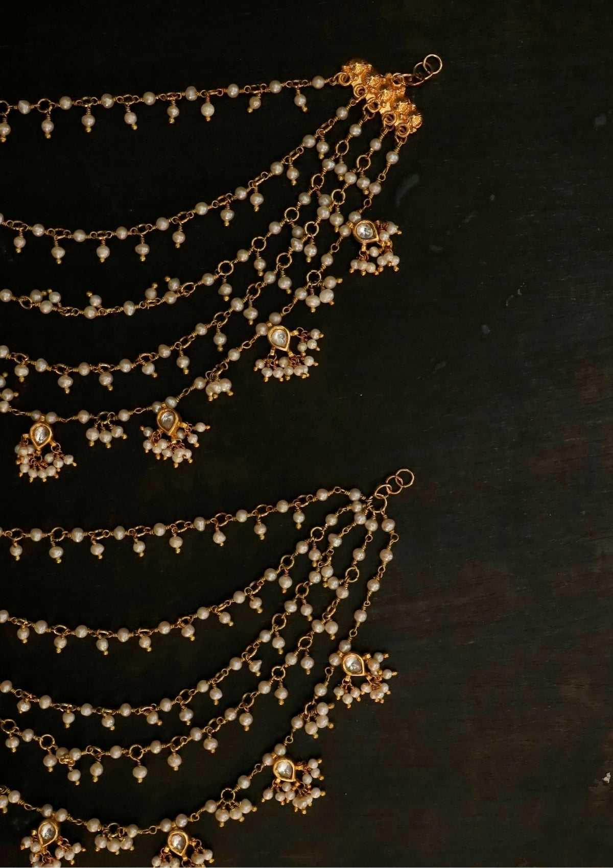 Seher Silver Ear Chain