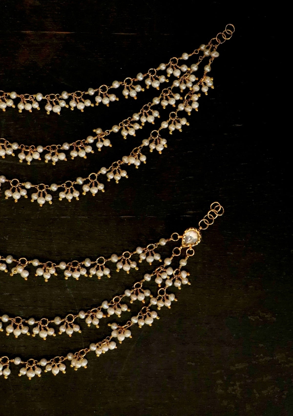 Noor Silver Ear Chain