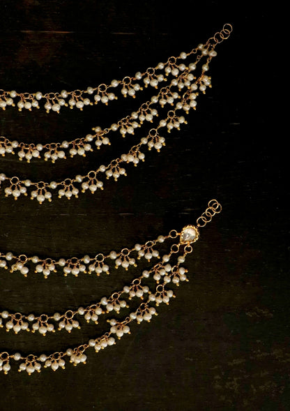 Noor Silver Ear Chain