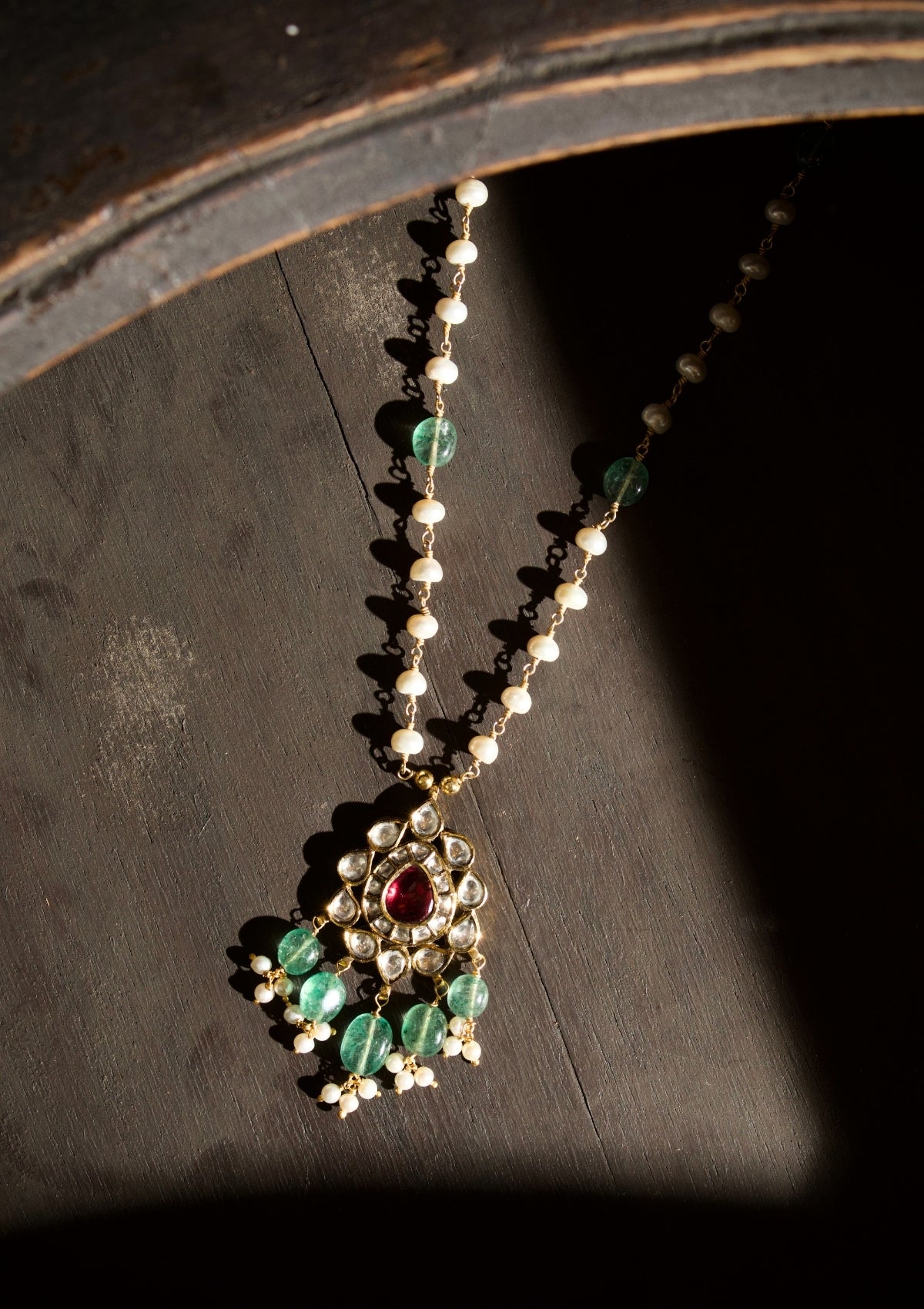 Neera Silver Pendant Necklace