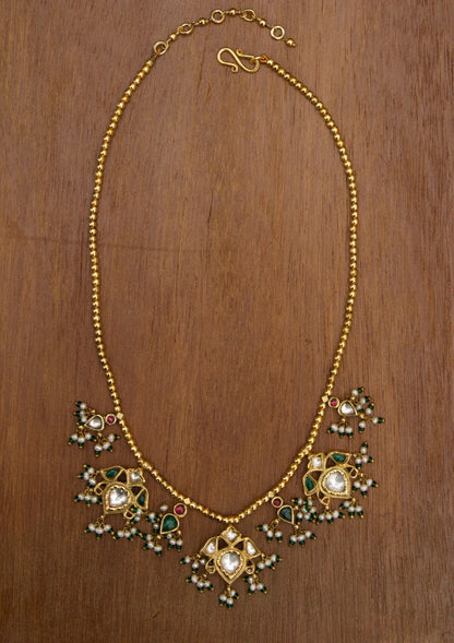 Roshini-E-Kiran Silver Necklace