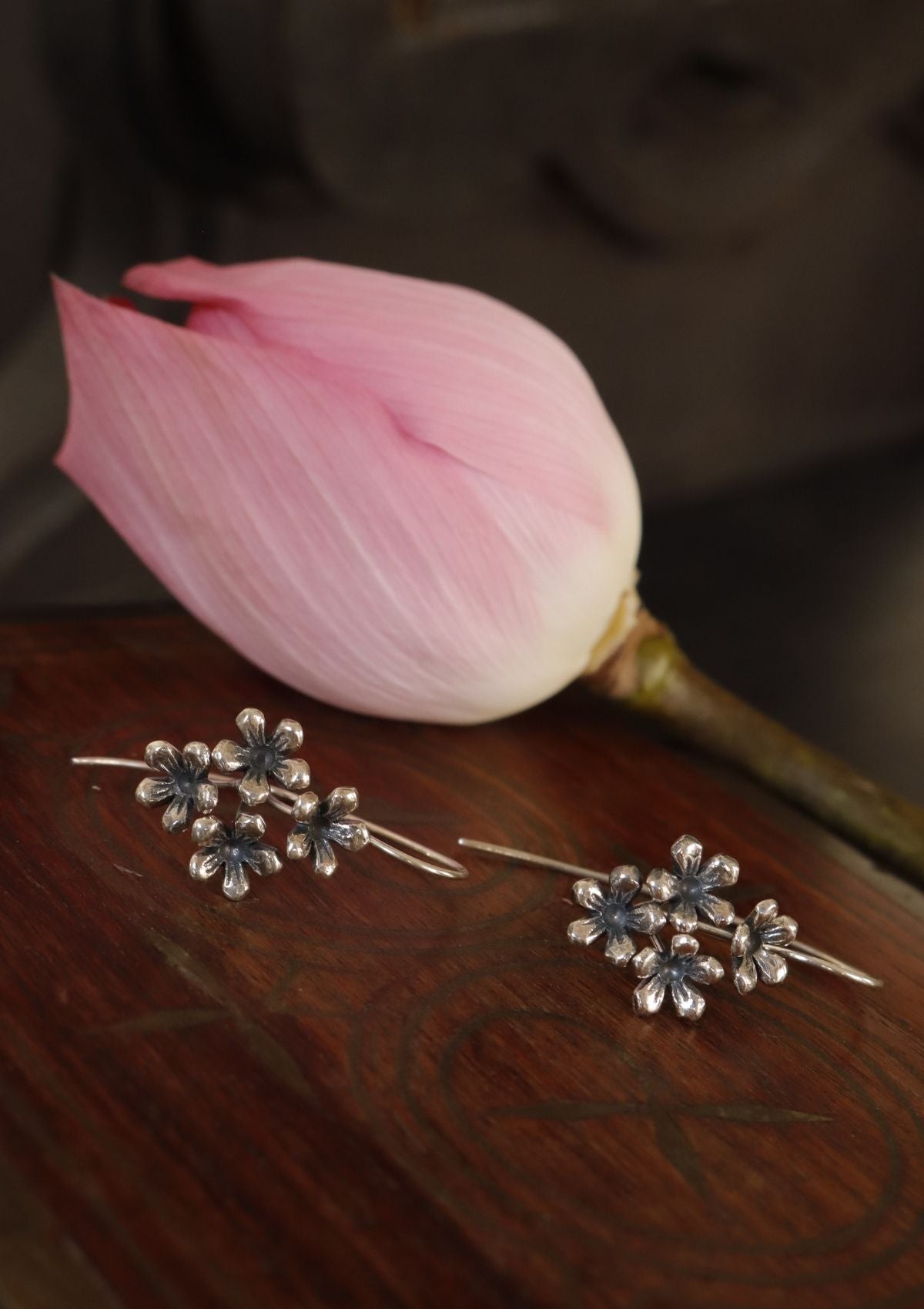 Gulbahar Silver Earrings