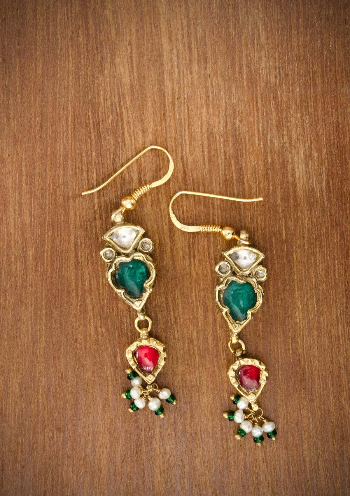 Meera-E-Diya Silver Earrings