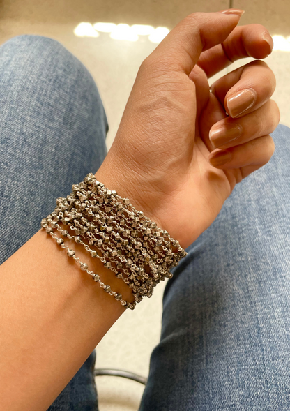 Chamak Sterling Silver Bracelet