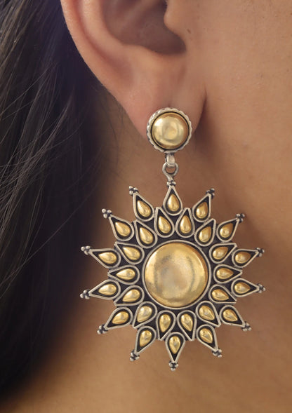 Surya Gold-Plated Earrings