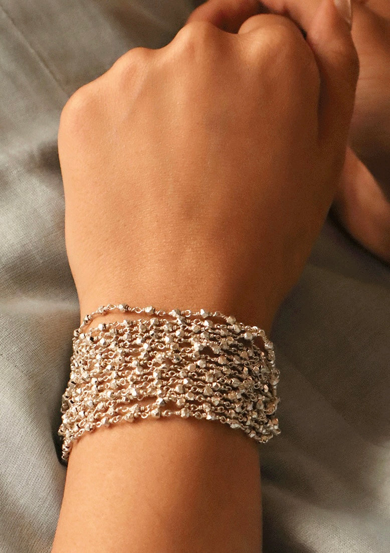 Chamak Sterling Silver Bracelet