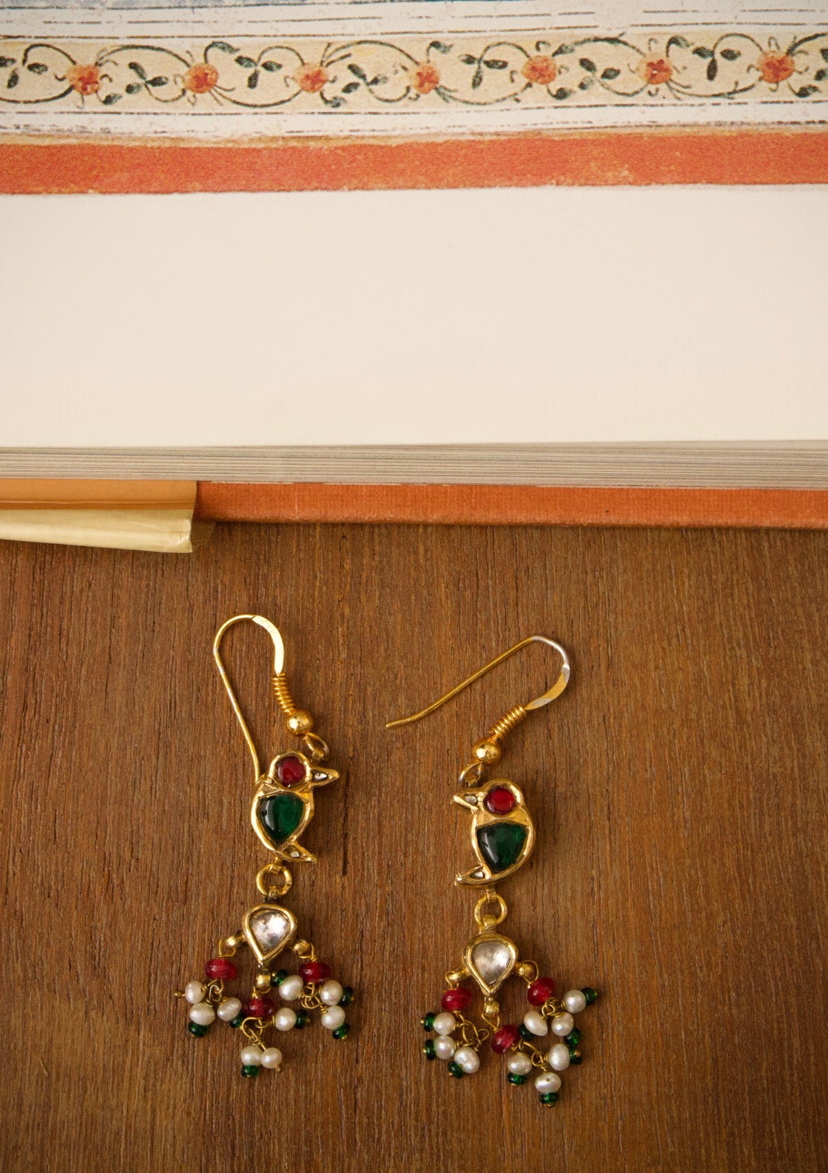 Parakeet Silver Earrings