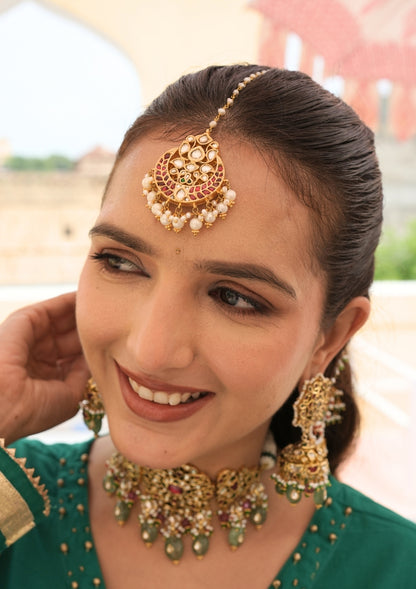 Mumtaz Silver Maang Tikka