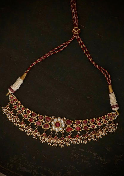 Bahaar Silver Necklace