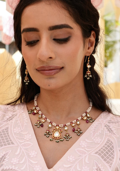 Myna Kesar Silver Necklace