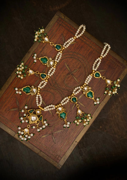 Pushp Silver Necklace