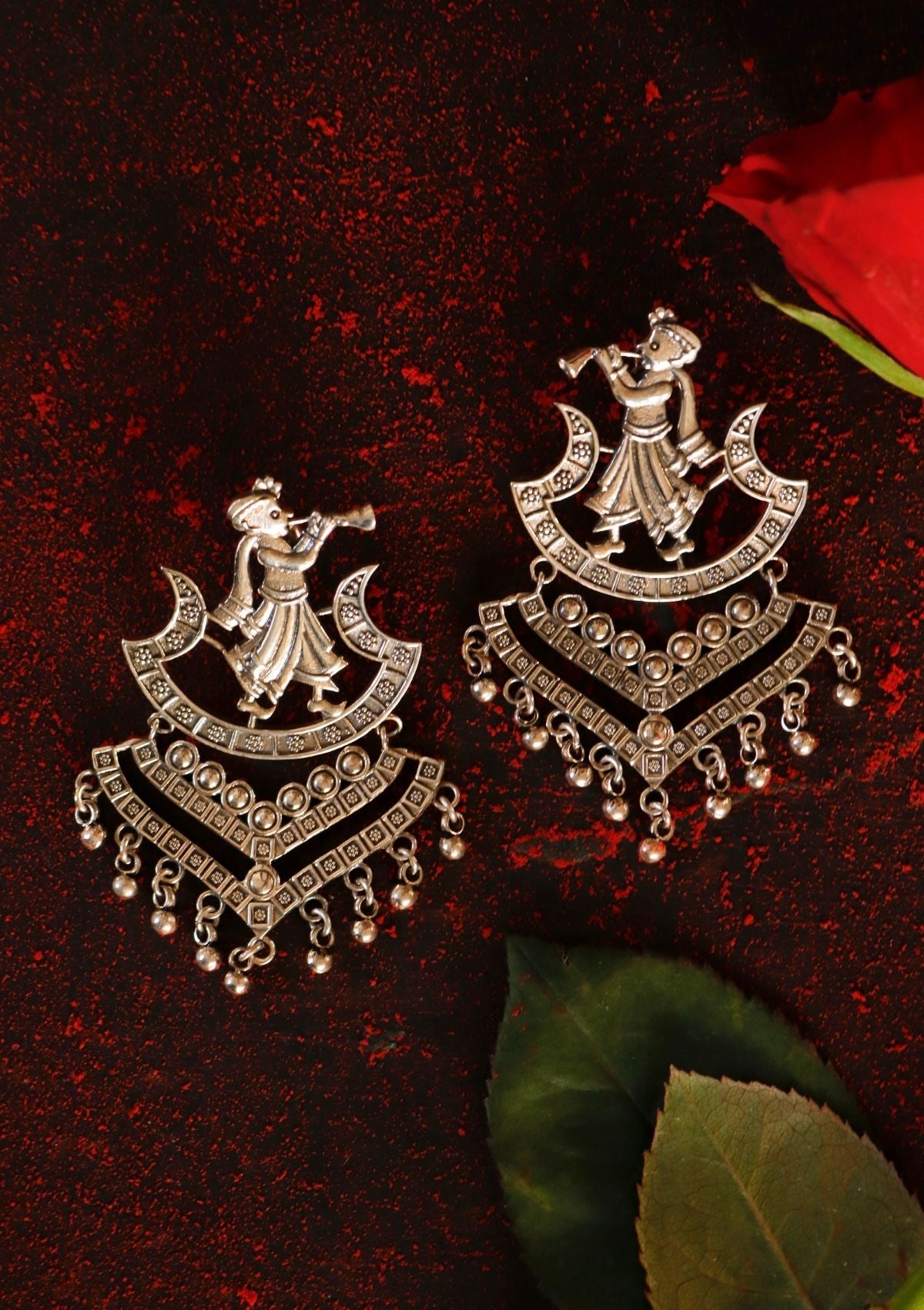 Jashn-e-Noor Silver Earrings