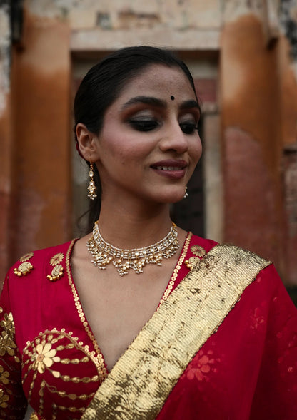 Jashan-E-Noor Silver Necklace