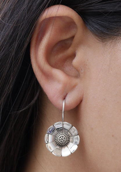 Aasphool Silver Earrings
