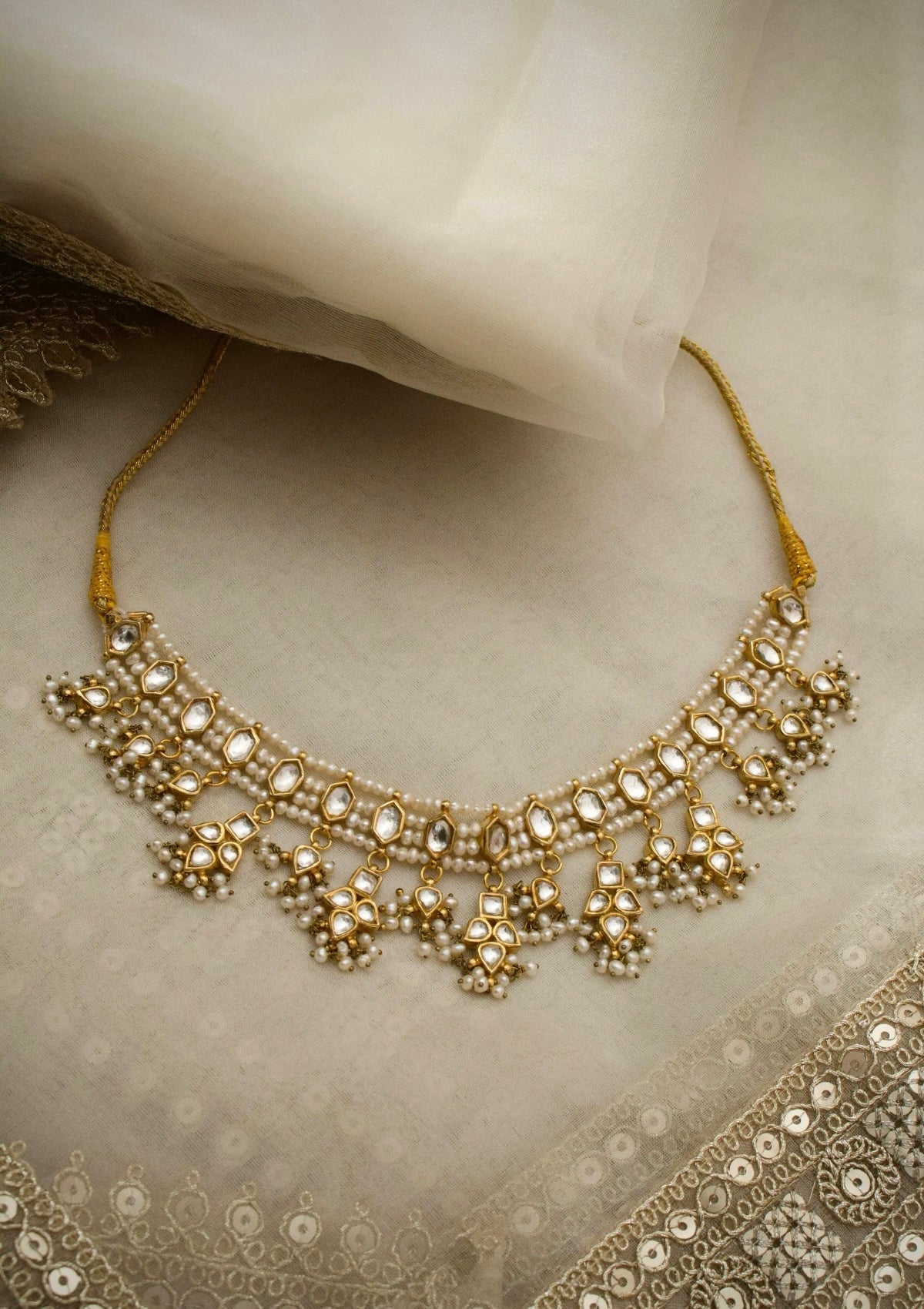 Jashan-E-Noor Silver Necklace