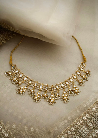 Jashan-E-Noor Silver Necklace