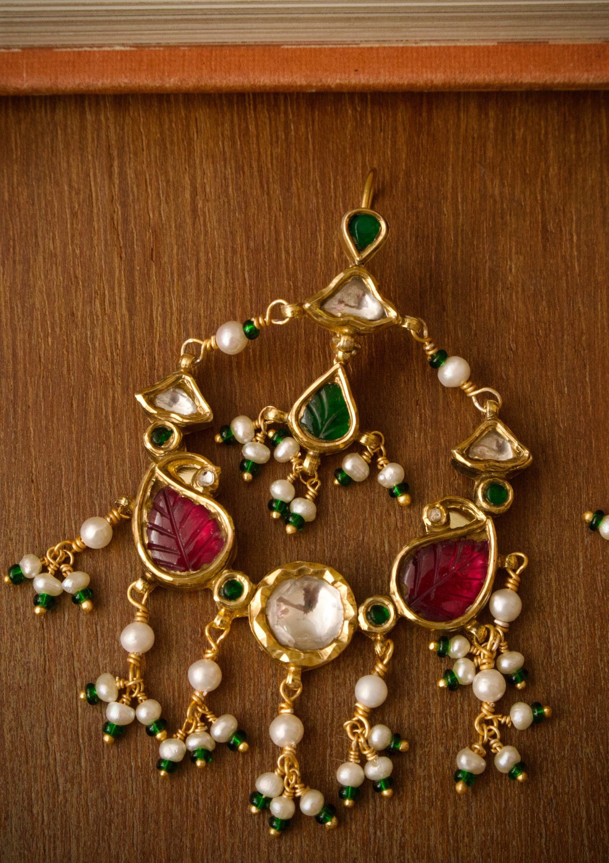 Noor-e-baag Silver Earrings