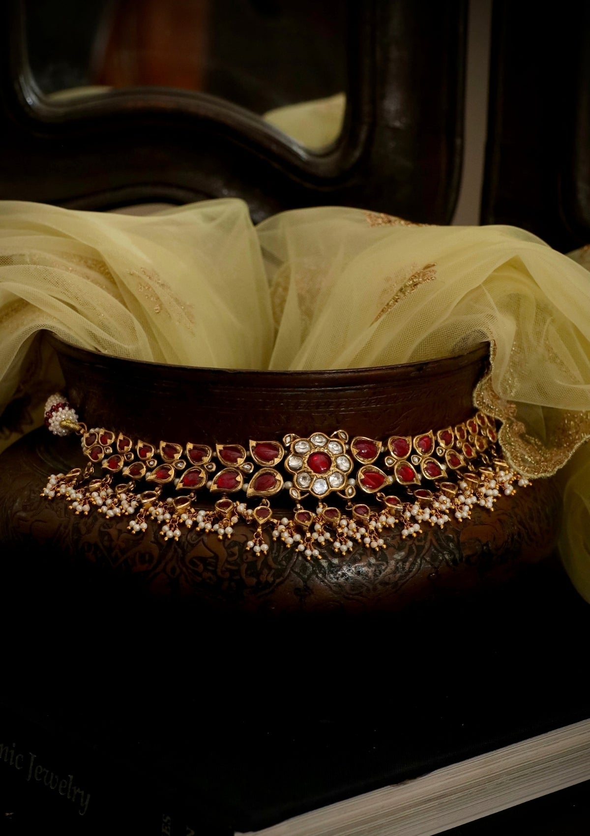 Bahaar Silver Necklace