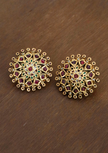 Raunaq Silver Stud Earrings