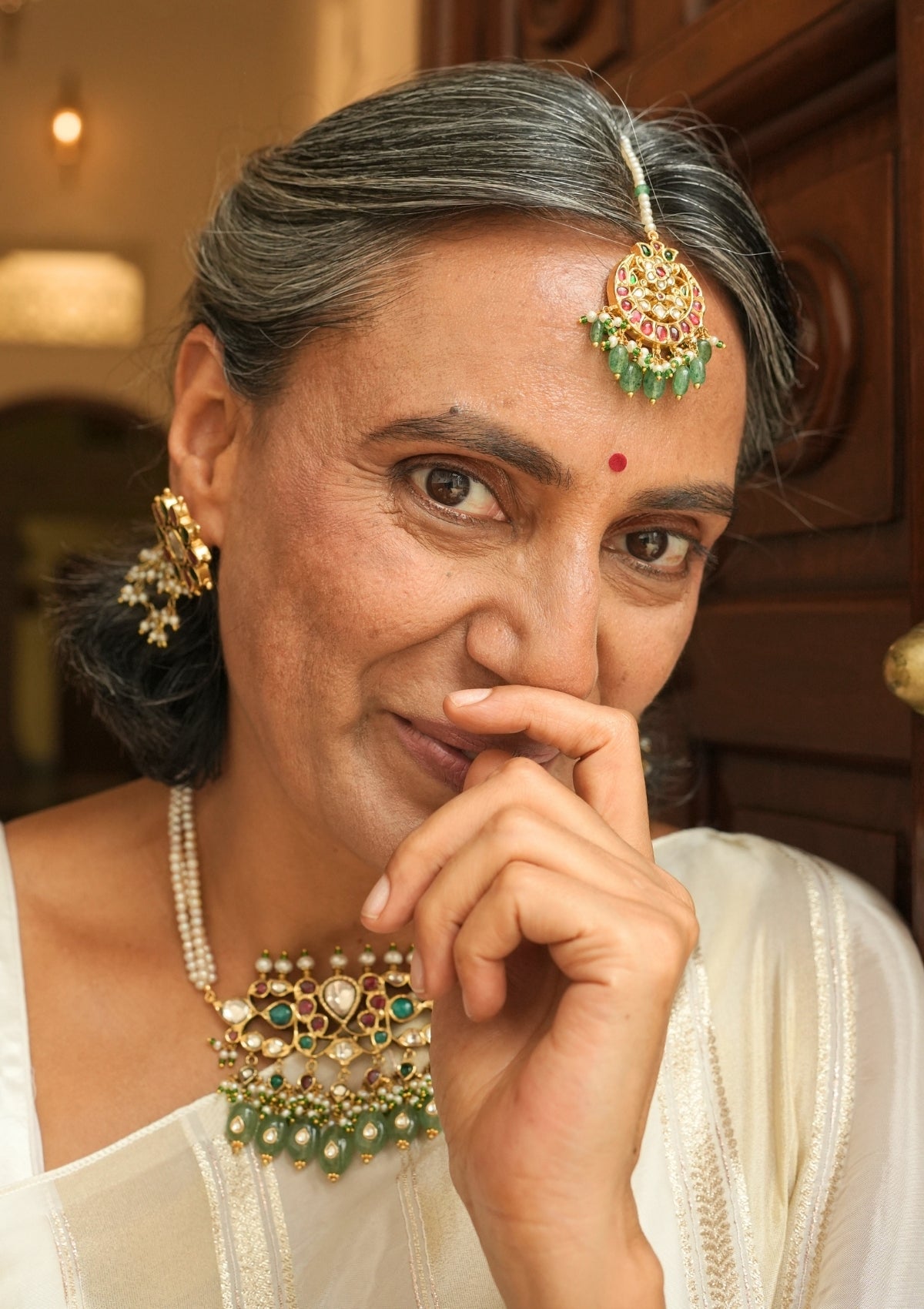 Mehbooba Silver Necklace