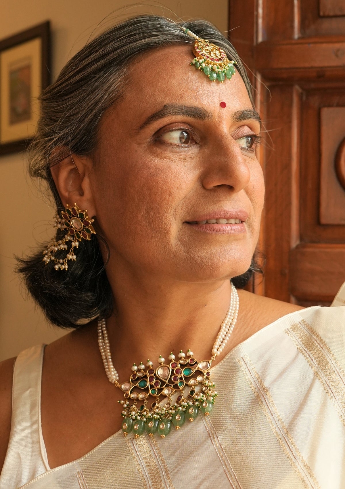 Mehbooba Silver Necklace