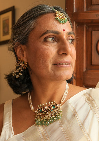 Mehbooba Silver Necklace
