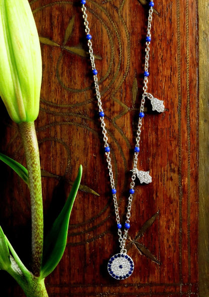 Hamsa Shield Necklace