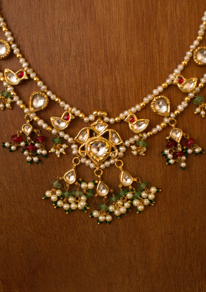 Kiran Myna Silver Necklace