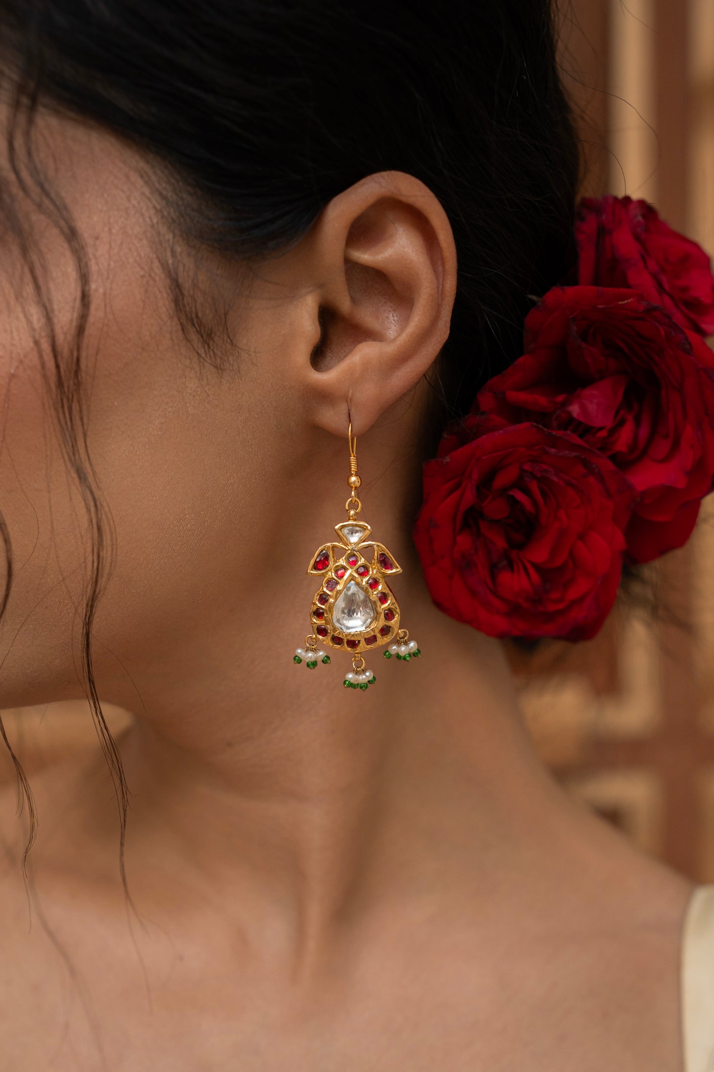 Kesar Silver Earrings