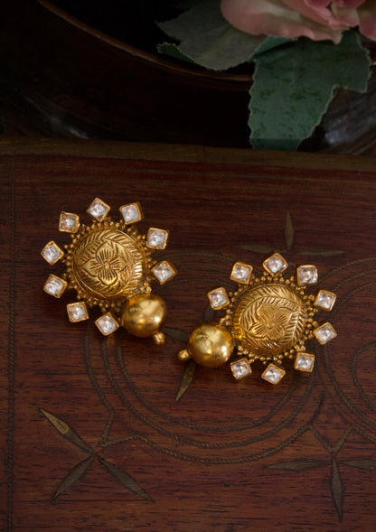 Isha Gold-Plated Earrings