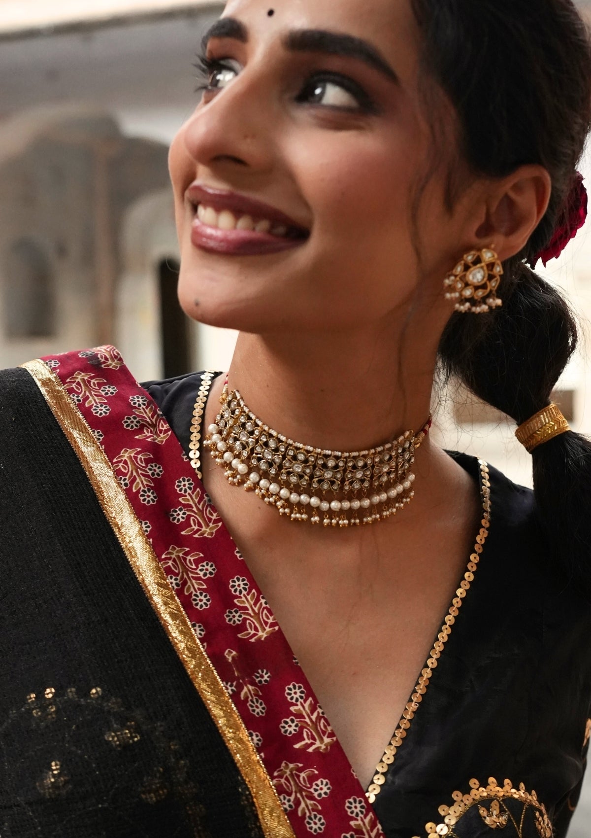 Saanjh Silver Earrings