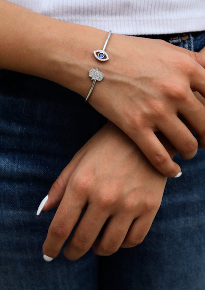 Harmony Silver Bangle