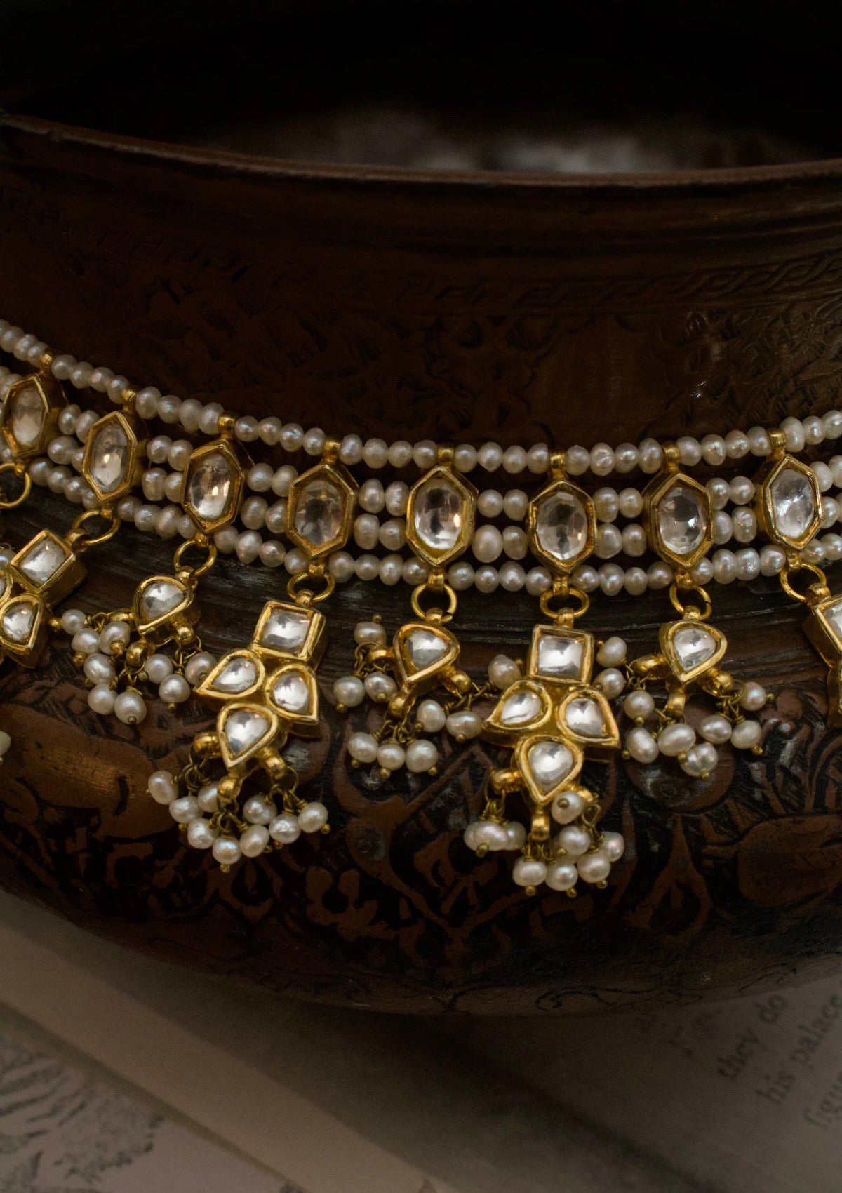 Jashan-E-Noor Silver Necklace