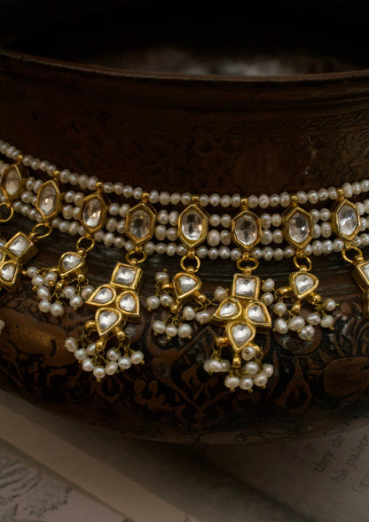 Jashan-E-Noor Silver Necklace