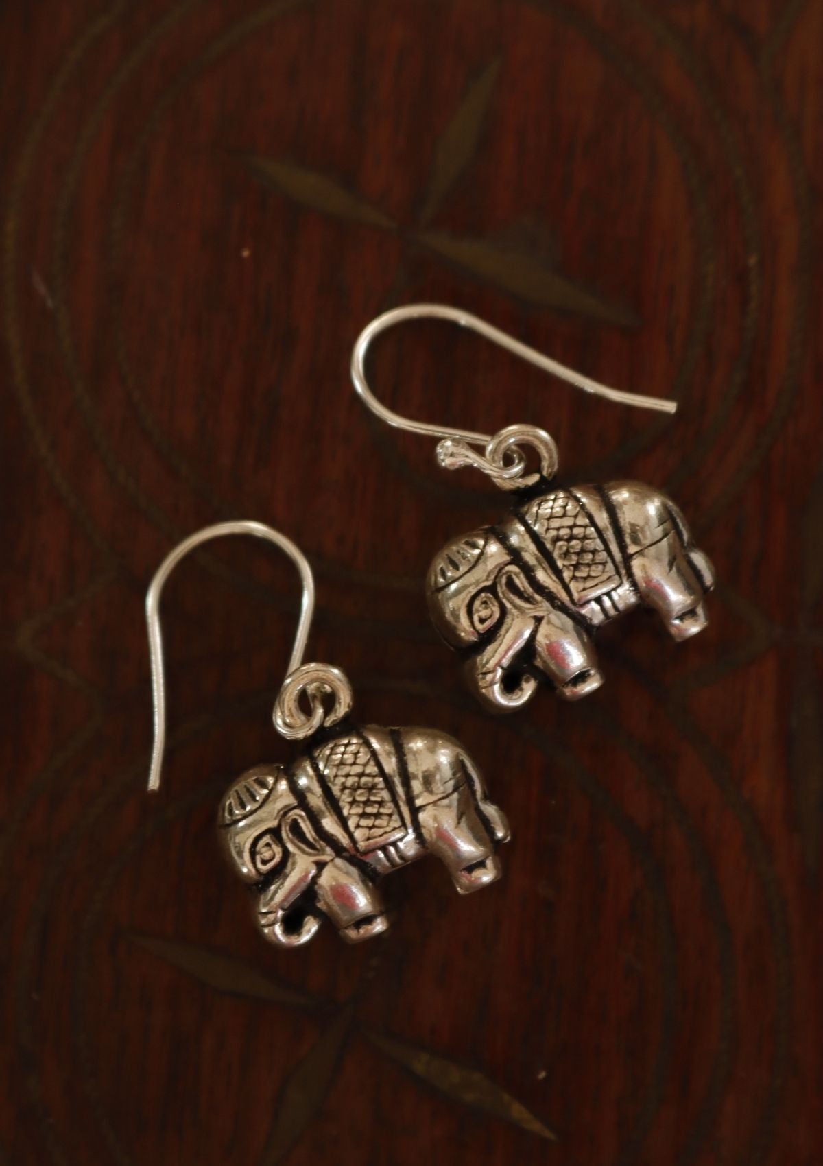 Gajanana Silver Earrings