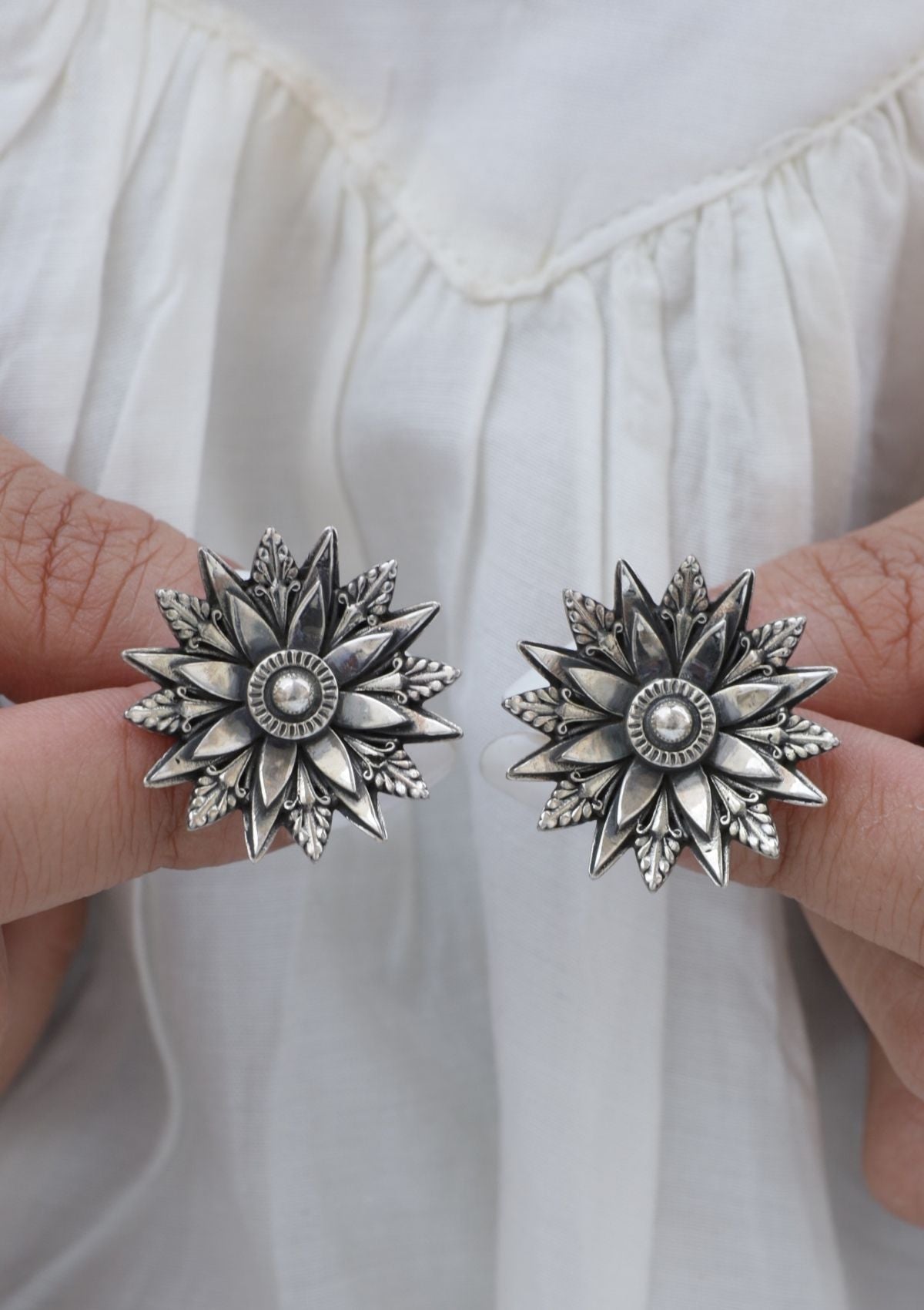 Kamala Silver Earrings