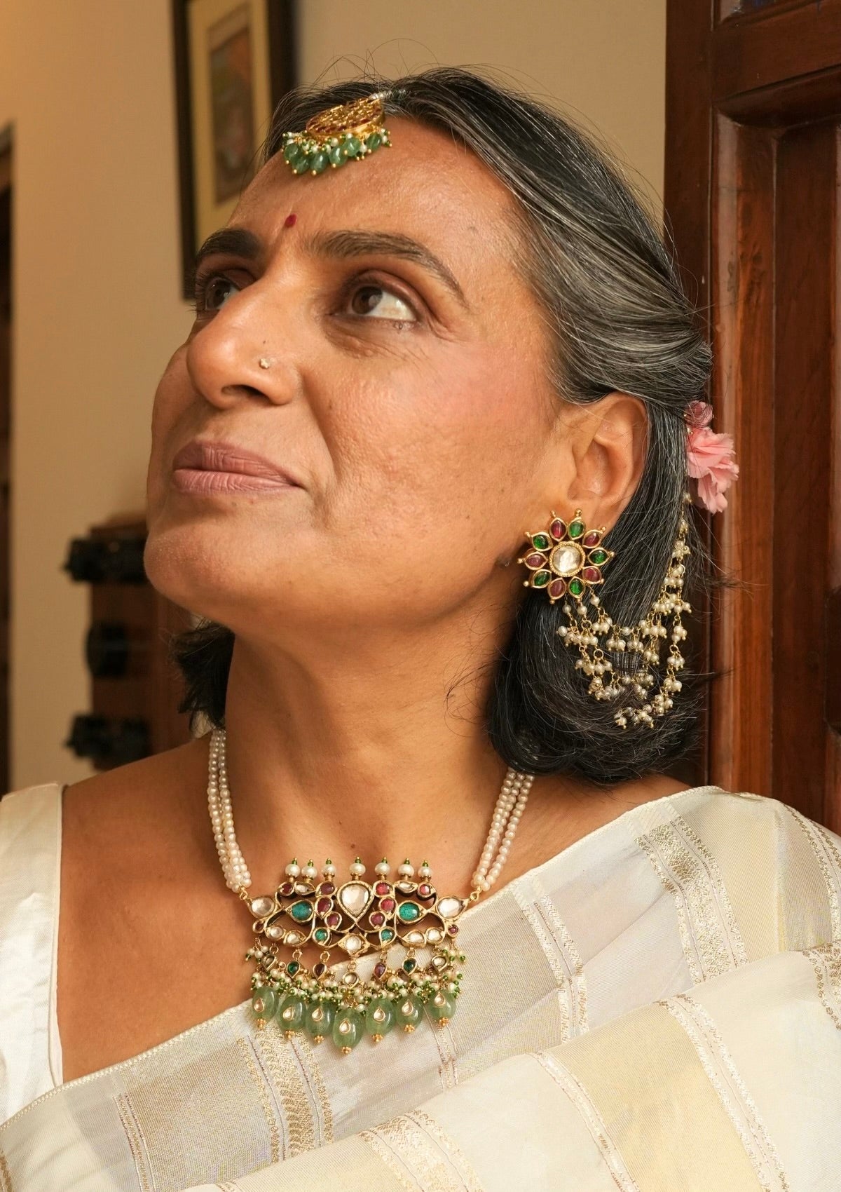 Mehbooba Silver Necklace