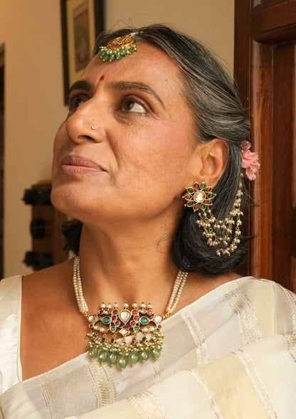Mehbooba Silver Necklace