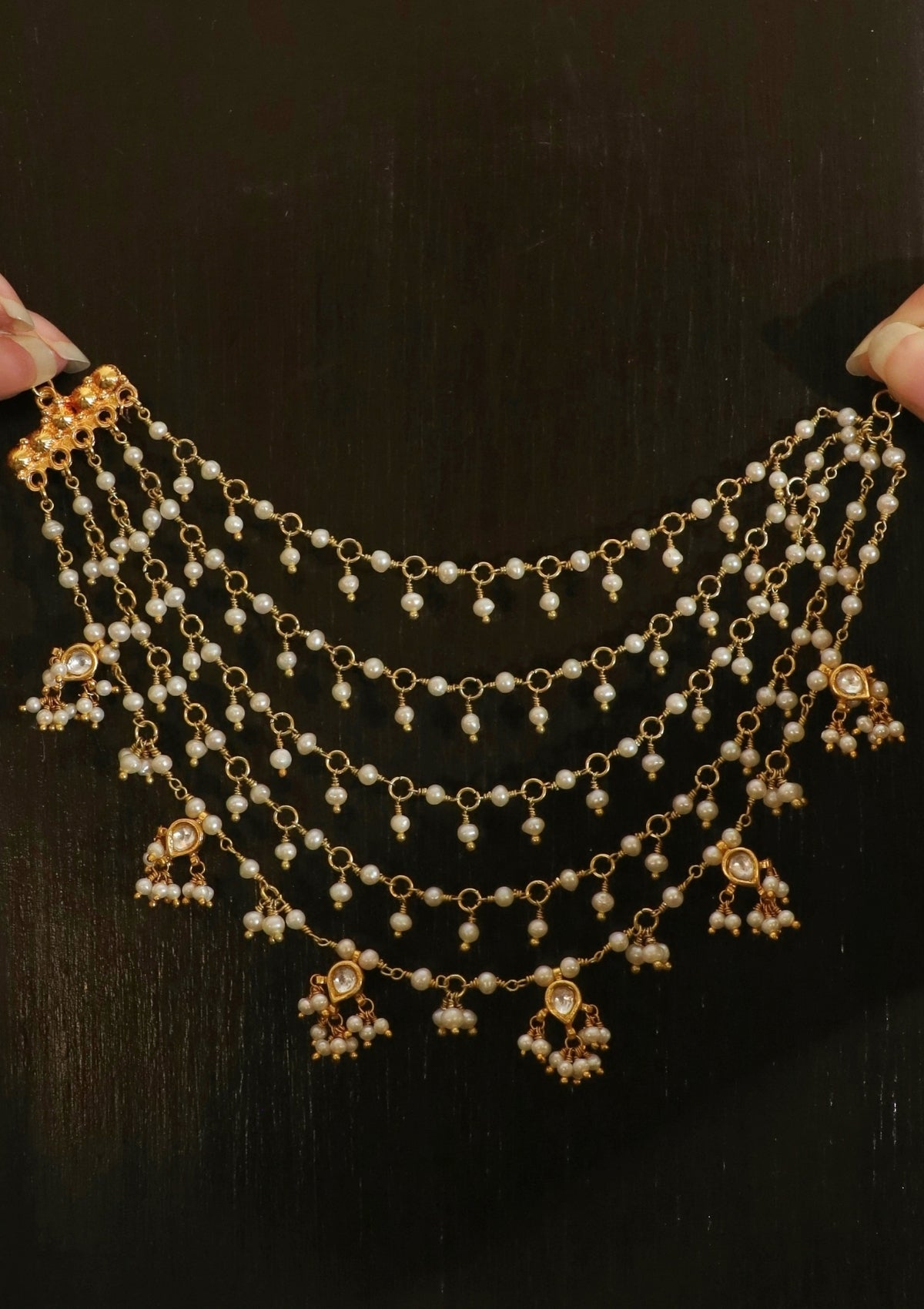 Seher Silver Ear Chain